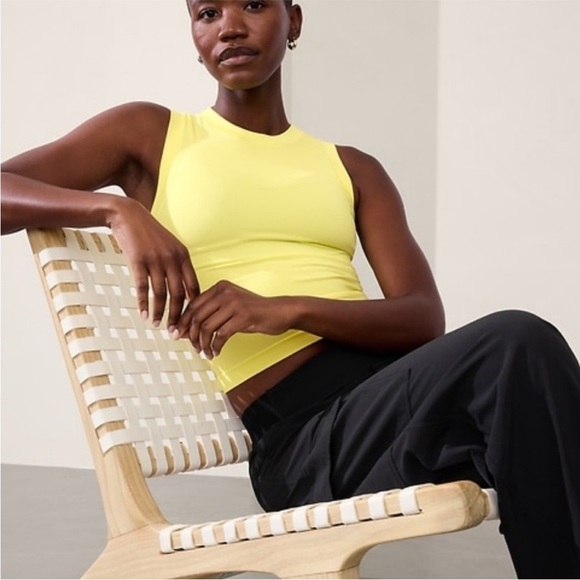 Athleta Tops - ATHLETA NWT yellow renew seamless muscle tank